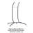 Double With Bracket Hanging Chair Cushion-415327571-415327580