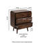Briele Solid Wood 70cm W 3 - Drawer Chest of Drawers