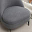 Fauteuil demi-tonneau rembourré Bula-1780695514