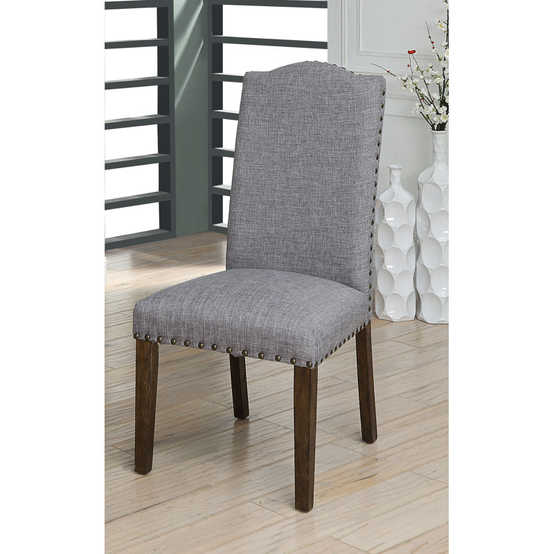 Whipton 20'' H Upholstered Side Chair, Gray
