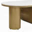Table basse ovale de luxe, table basse 47,24 po avec tiroir de rangement Luxury-129021360