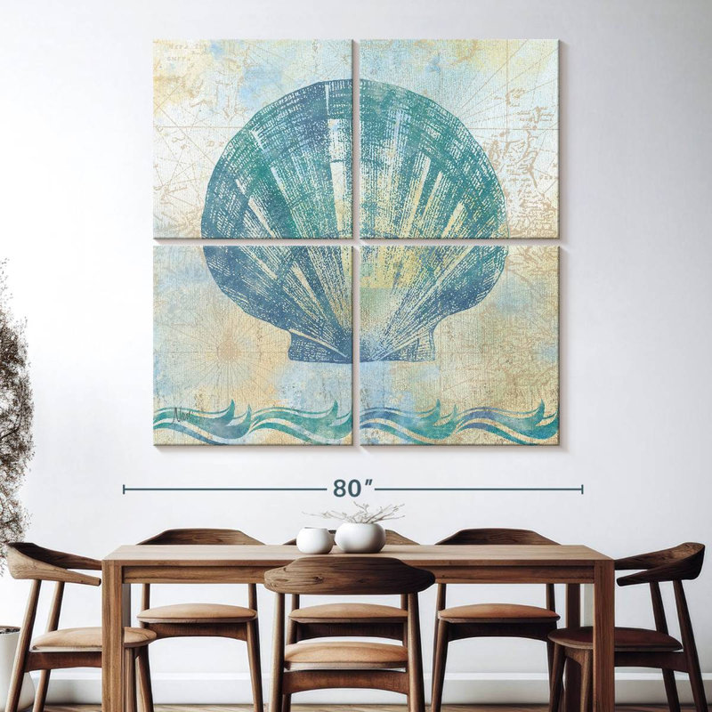 Aletra Scallop Treasure, 74" H x 74" W