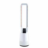 Simple Deluxe 38 Inch Tower Fan, 3 Speeds & 15 Hours Timer, 45  Oscillating Bladeless Fan, With Remote Control, Air Circulator Fan For Room, White