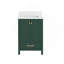 Meuble-lavabo 24 po, meuble-lavabo avec cadre en bois massif, comptoir de meuble-lavabo autoportant avec lavabo vert-1955426546-1955426556