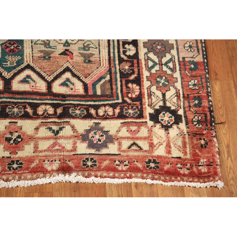 Tapis traditionnel en laine antique 5 x 9