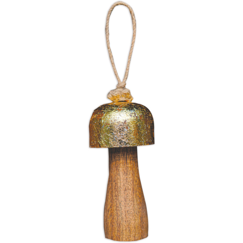 Ornement champignon 4 po - ensemble de 2