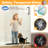 56"-60" W x 76" H Frameless Single Sliding Shower Door, 1/4" Tempered Glass, Adjustable Fit-118026042