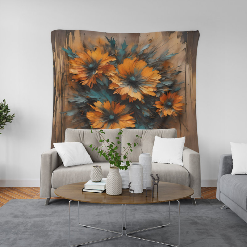 Tapisserie murale, H 88 po x l 104 po x P 1,2 po