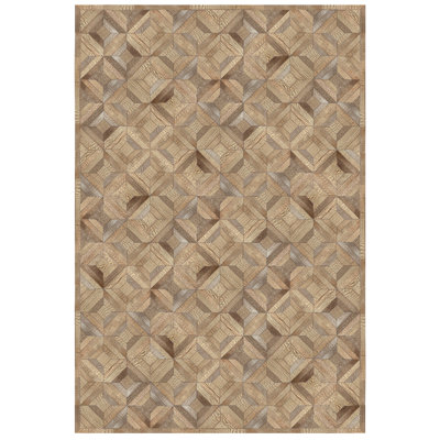 Pandora Cowhide Geometric Indoor Rug