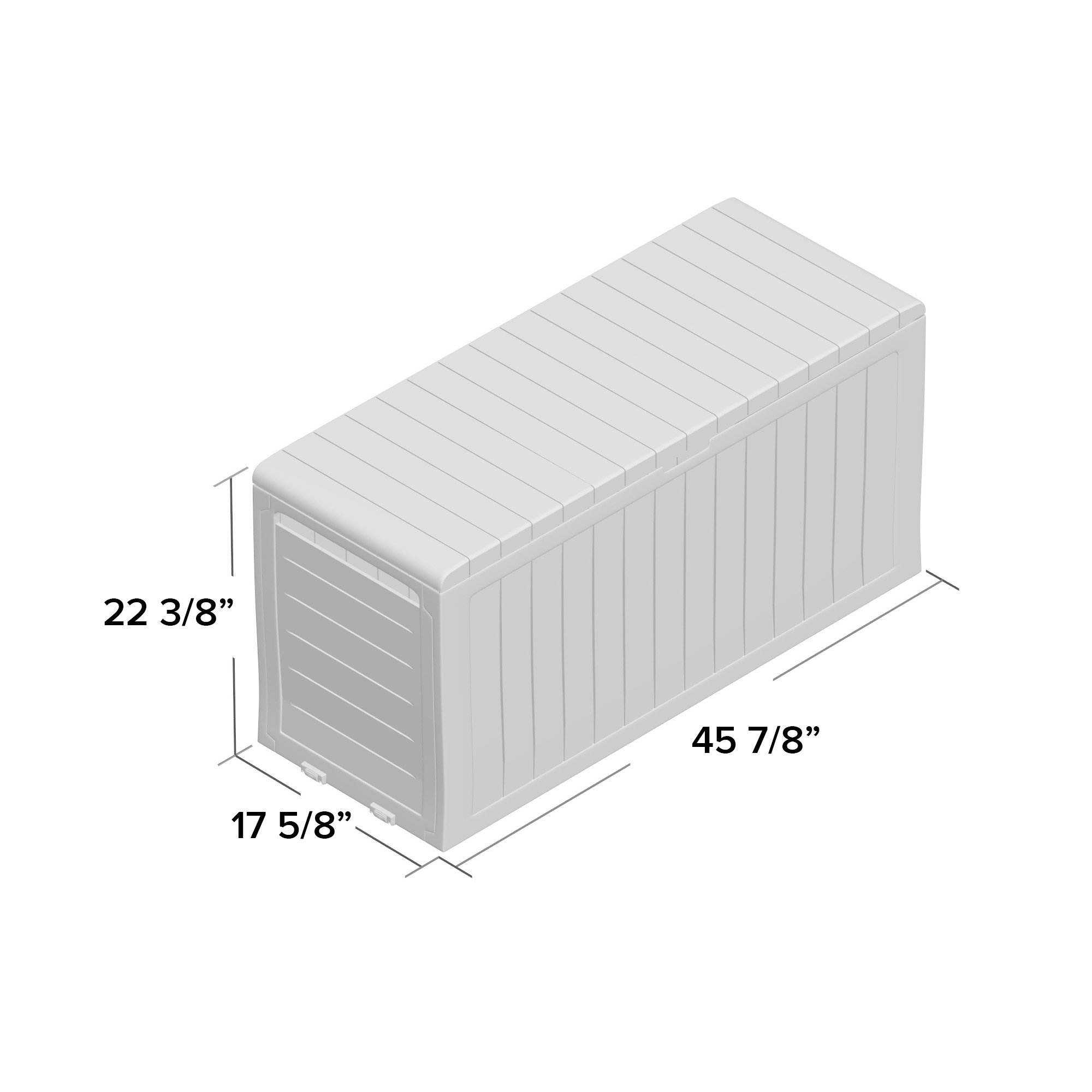 Keter Marvel Plus 71 Gallon Durable Resin Outdoor Storage Deck Box For