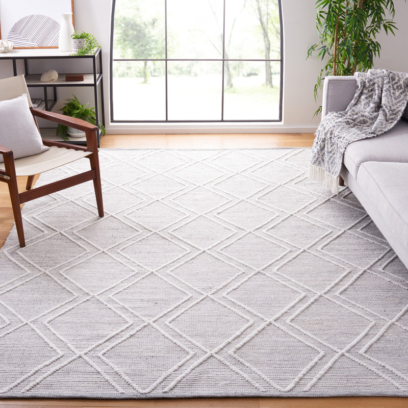 Kilim Hand Woven Performance Geometric Rug, Rectangle 8' x 10'