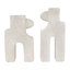 Sagebrook Home Wisner Textured Natural Abstract Modern Vase-1352699329-1367542116