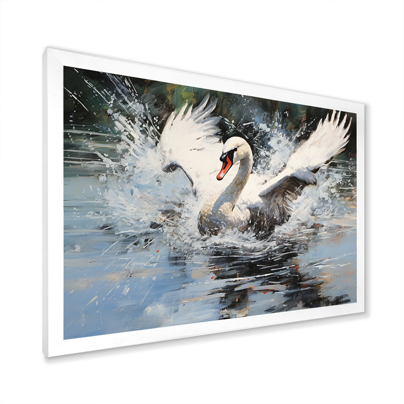 Saw Elegance In Motion I sur toile, Cadre photo blanc, H 24 po x l 32 po x P 1 po