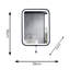 Citalli Metal Rectangle Mirror
