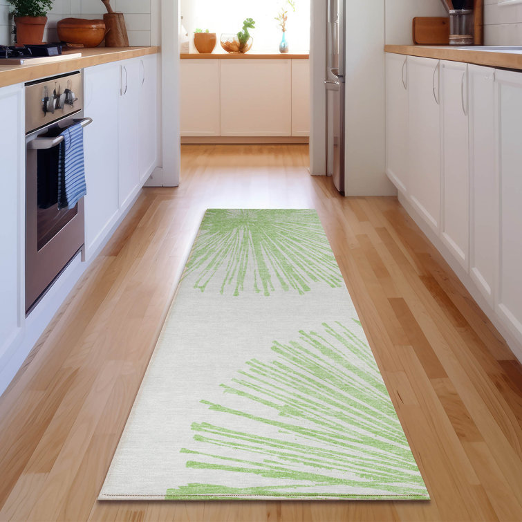 Premium Machine Washable Cerrito Aloe Rug