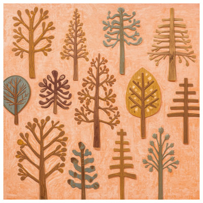 Housses de couette à motif d'arbre stylisé