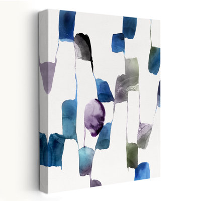 Abstract Shapes And Vertical Lines  Scattered I Art