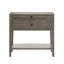 Table de chevet 1 tiroir, gris vieilli