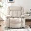 Fauteuil inclinable électrique Power Lift pour personnes âgées, fauteuils en tissu avec 2 porte-gobelets, télécommande