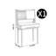 Coiffeuse minimaliste de style italien-129488248