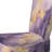 Purple and Gold Marble Ink Clouds I - Upholstered Modern Pattern Side Chair, Purple Accent Chair-1173457598
