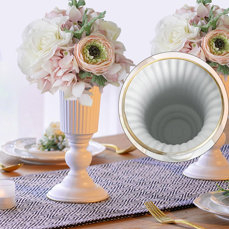 Vase en métal, vase décoratif élégant, 10 pièces