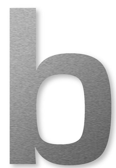 House Number, B, 48 cm  H x 33 cm W x 0.02 cm D