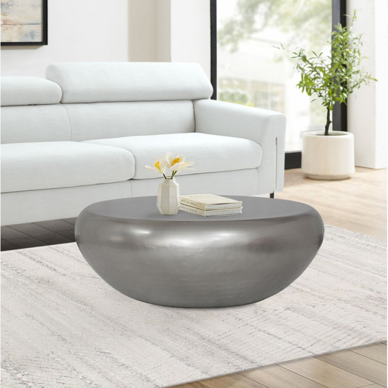 Helois Coffee Table, Silver