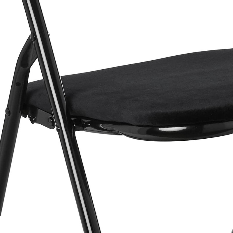 Chaise pliante empilable en velours Inbox