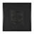 Equal Quadrants Black a Handmade Original Framed 3D Textured Artwork under Glass