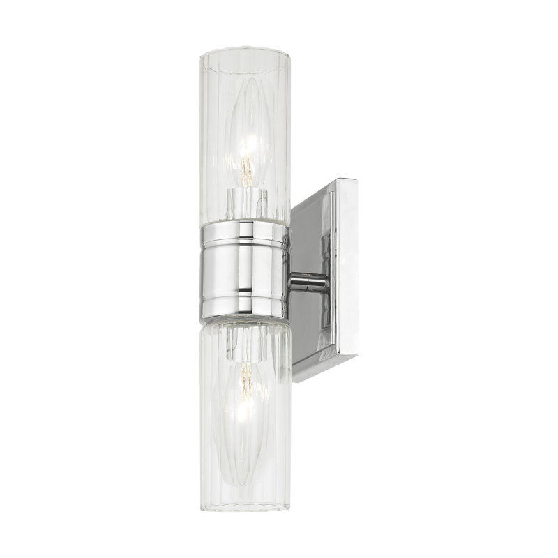 Barnett 2 - Light Dimmable Bath Bar, Polished Chrome