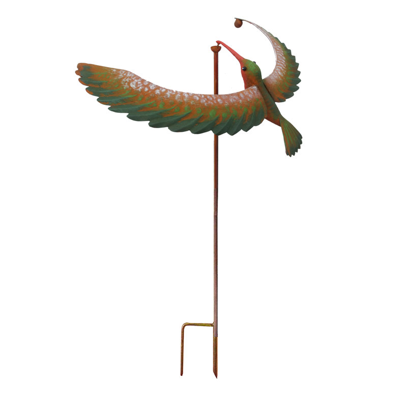 Piquet de jardin en métal rustique
