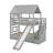 Twin Over Twin Bunk Bed With Trundle-2091592626
