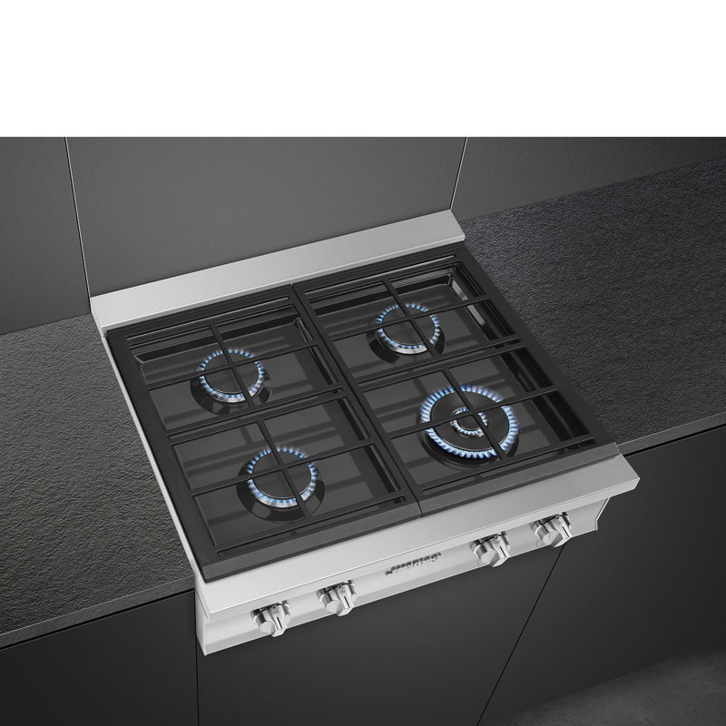 30" Gas - Smeg Portofino Rangetop