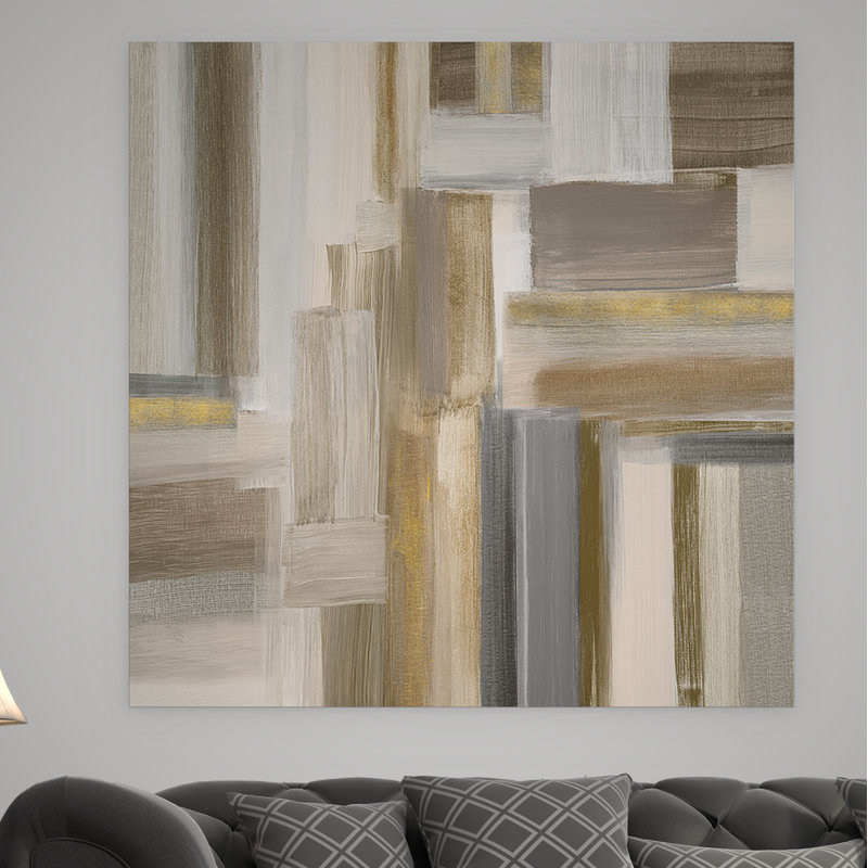 « fields ii », reproduction de peinture à l’huile sur toile tendue, H 40 po x l 40 po x P 1,5 po