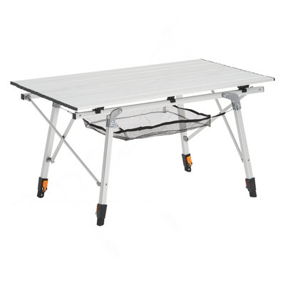 Couche de maille pliante en aluminium pour table de camping