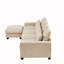 Grand canapé modulaire rembourré de plumes en L moderne, canapé convertible avec méridienne réversible pour le salon-1232952757