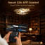 Gold Finish LED Ceiling Fan with Remote Control, 3 Colour Temperature Settings, Ideal for Bedroom Use