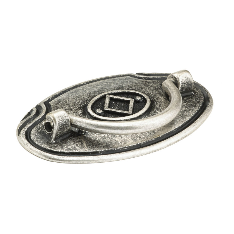 Poignée tombante 2 1/2 po Inspiration, Argent ancien