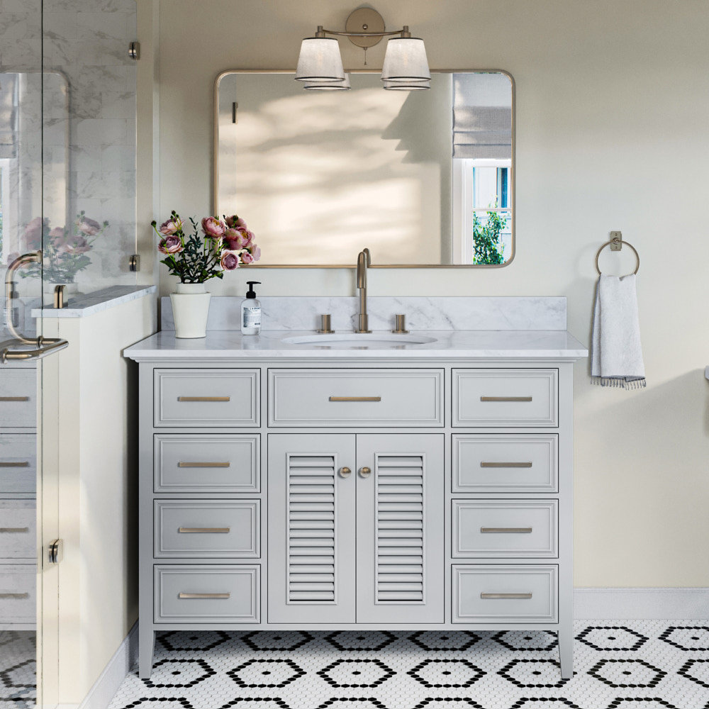 49'' Single Bathroom Vanity, Gray