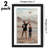 Rickesha Floating Aluminum & Plexiglass Picture Frame - Black-97777456