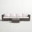 Demarest Fully Assembled 4 Person Seating Group with Cushions | Convenient wicker patio sofa-1219765386