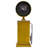Analog Metal Quartz Movement / Crystal Tabletop Clock in Yellow
