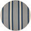 Tapis intérieur / extérieur rayé bleu marine / beige Arneshia-399005967