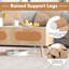 Table basse Mid-Century moderne avec 2 tiroirs de rangement