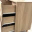 Armoire de rangement 59 en rotin 6 tiroirs avec glissières blanches 59