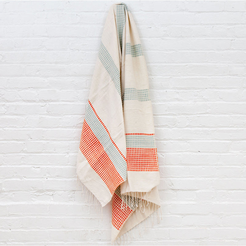 Serviette de bain en coton Camden, Orange