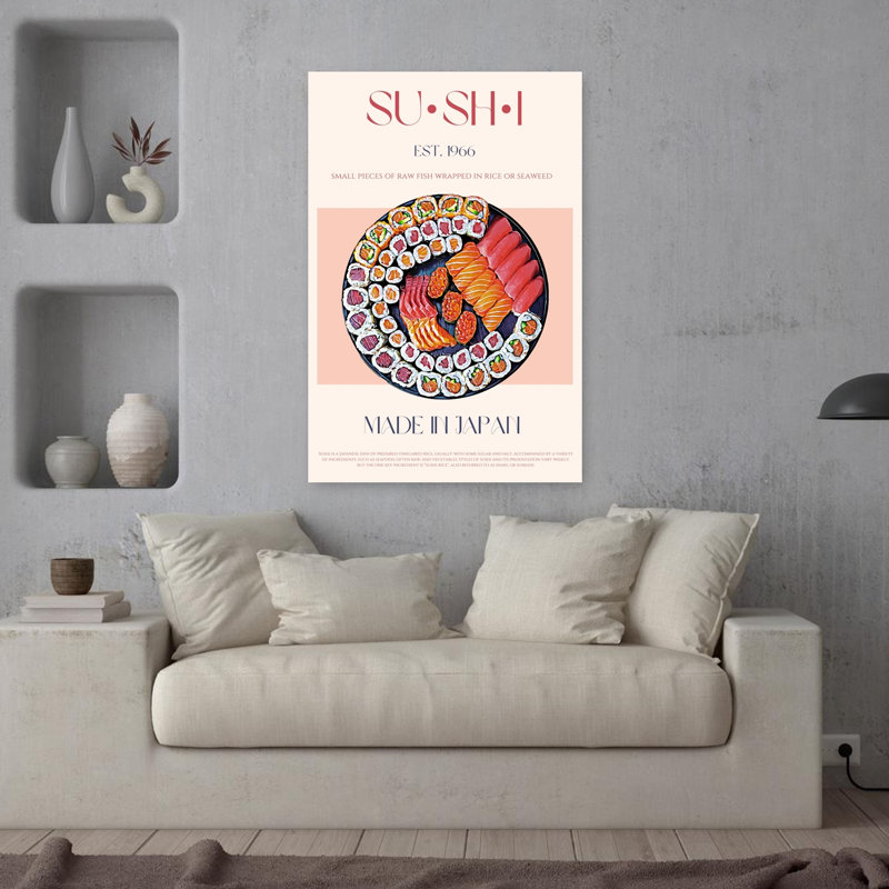 Art contemporain poisson contemporain, H 36 po x l 24 po