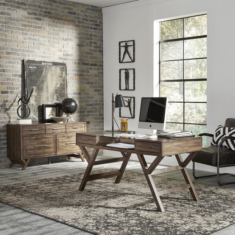 Milner 2 Piece Desk Set w/ Credenza