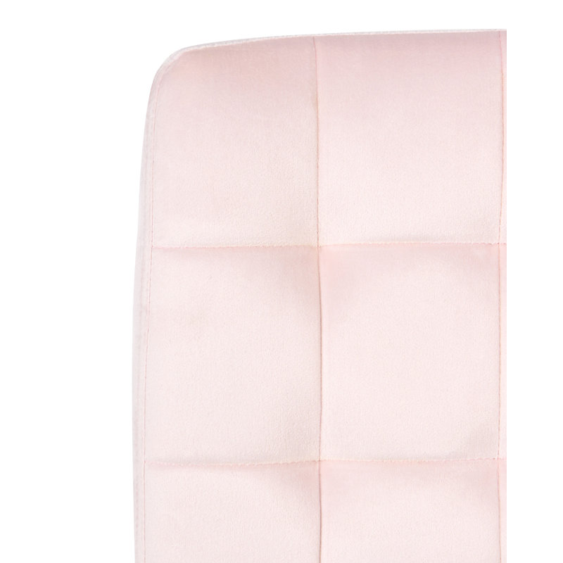 Velvet Office Chair, Pink